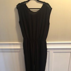 Women’s black jumpsuit from Zara